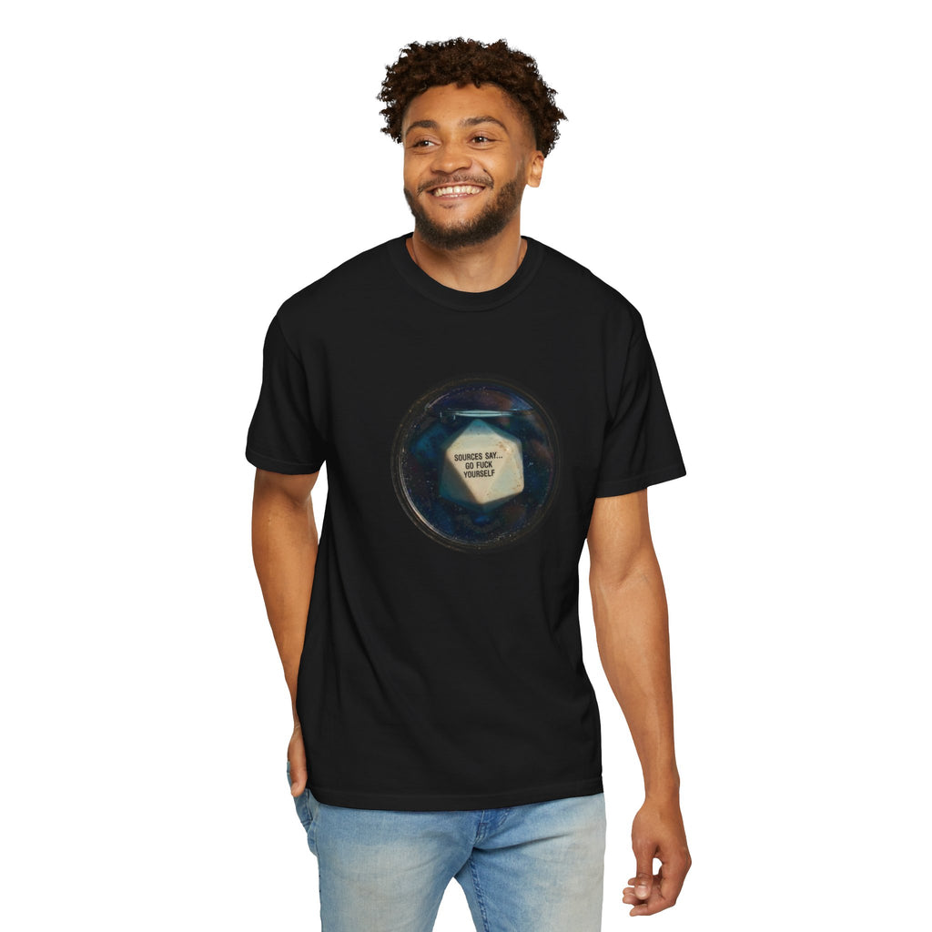 T-Shirt • Retro 'Answer Me' Graphic Tee — Vintage Mystical Vibe