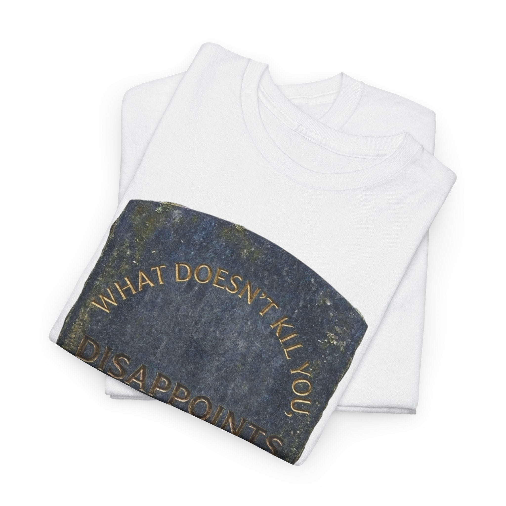 T-Shirt — Tombstone Graphic Tee — Dark Humour Casual Top