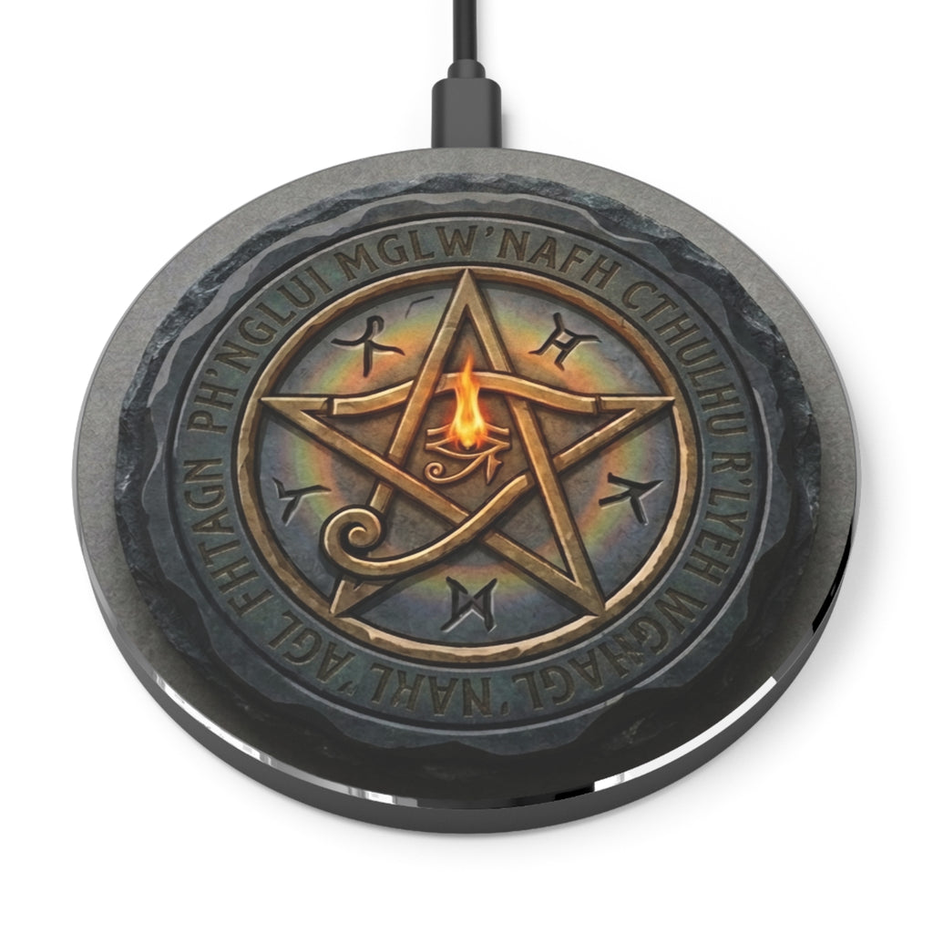 Elder Sign Wireless Charger — Mystical Phone Charging Pad
