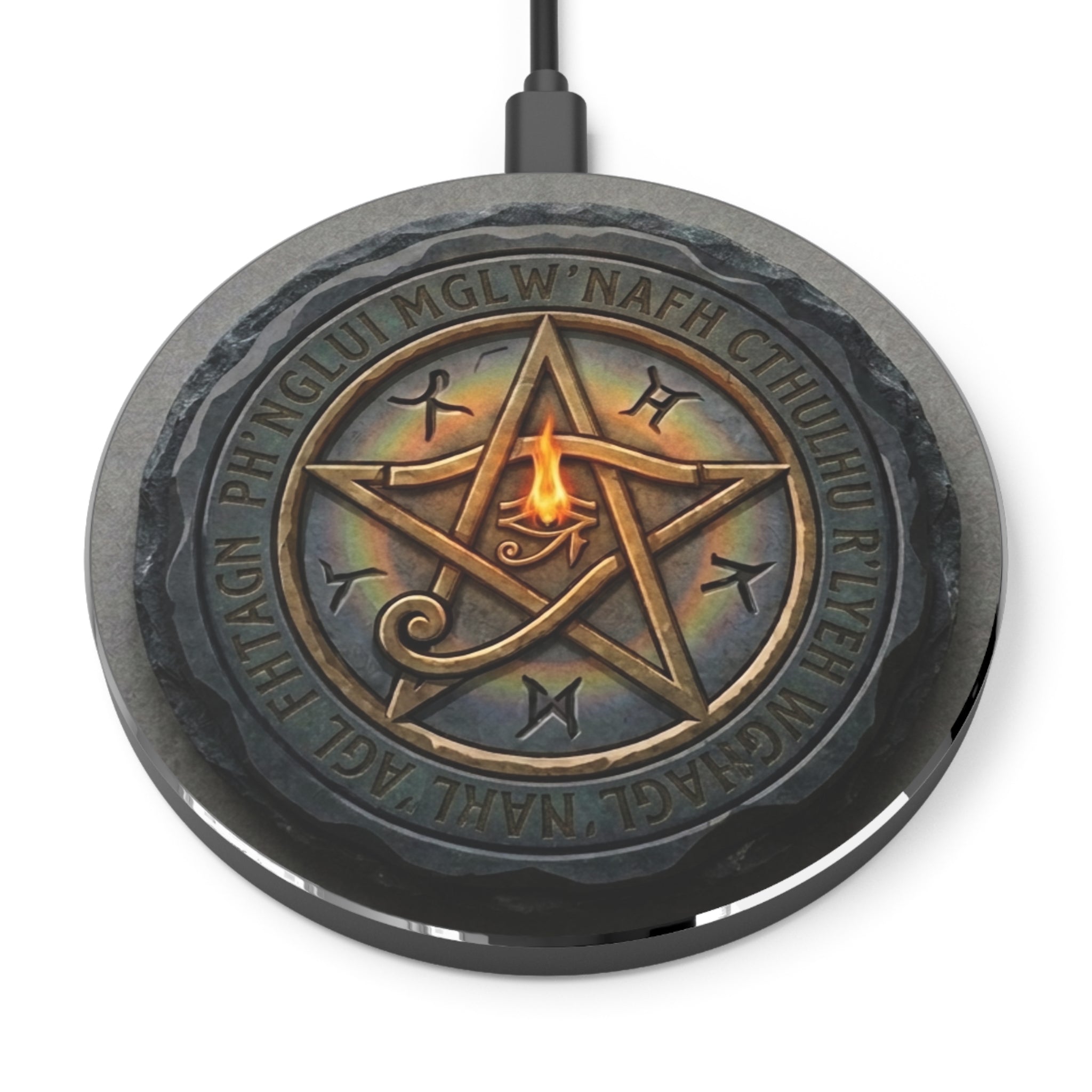 Elder Sign Wireless Charger — Mystical Phone Charging Pad