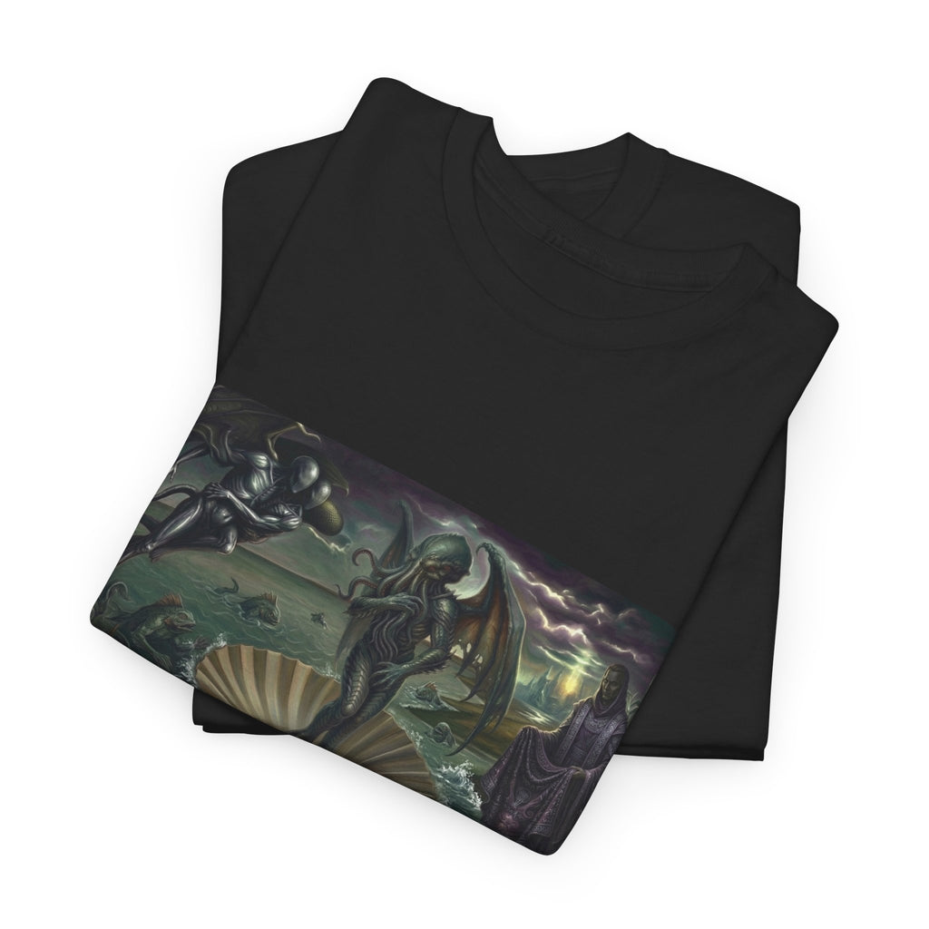 Cthulhu Anadyomene T-Shirt — Lovecraft Birth of Venus Parody Graphic Tee