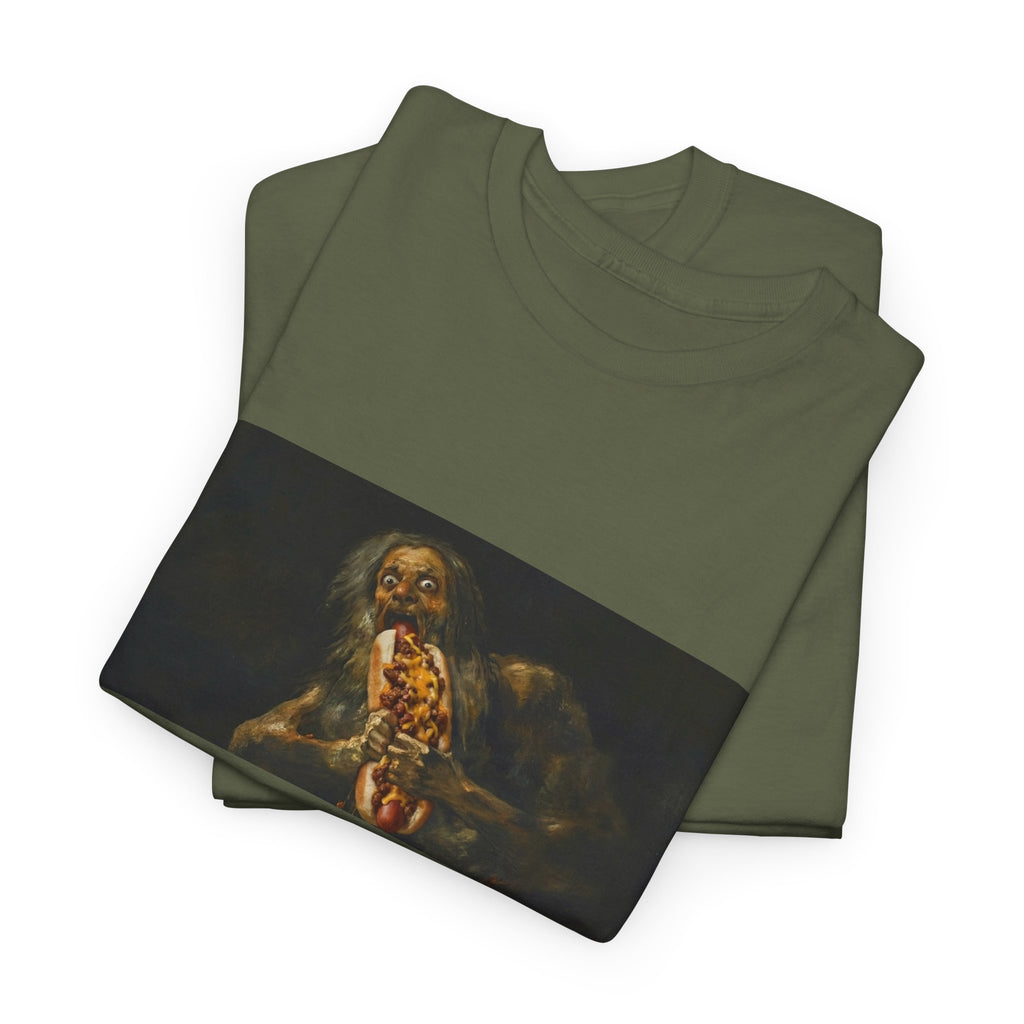 TShirt-Saturn Devouring a Chili Dog