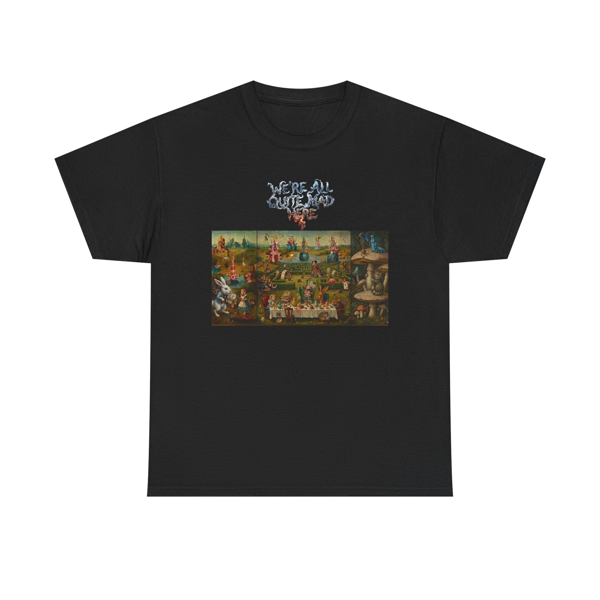 Alice in Wonderland Parody Tee — Garden of Earthly Delights Artwork