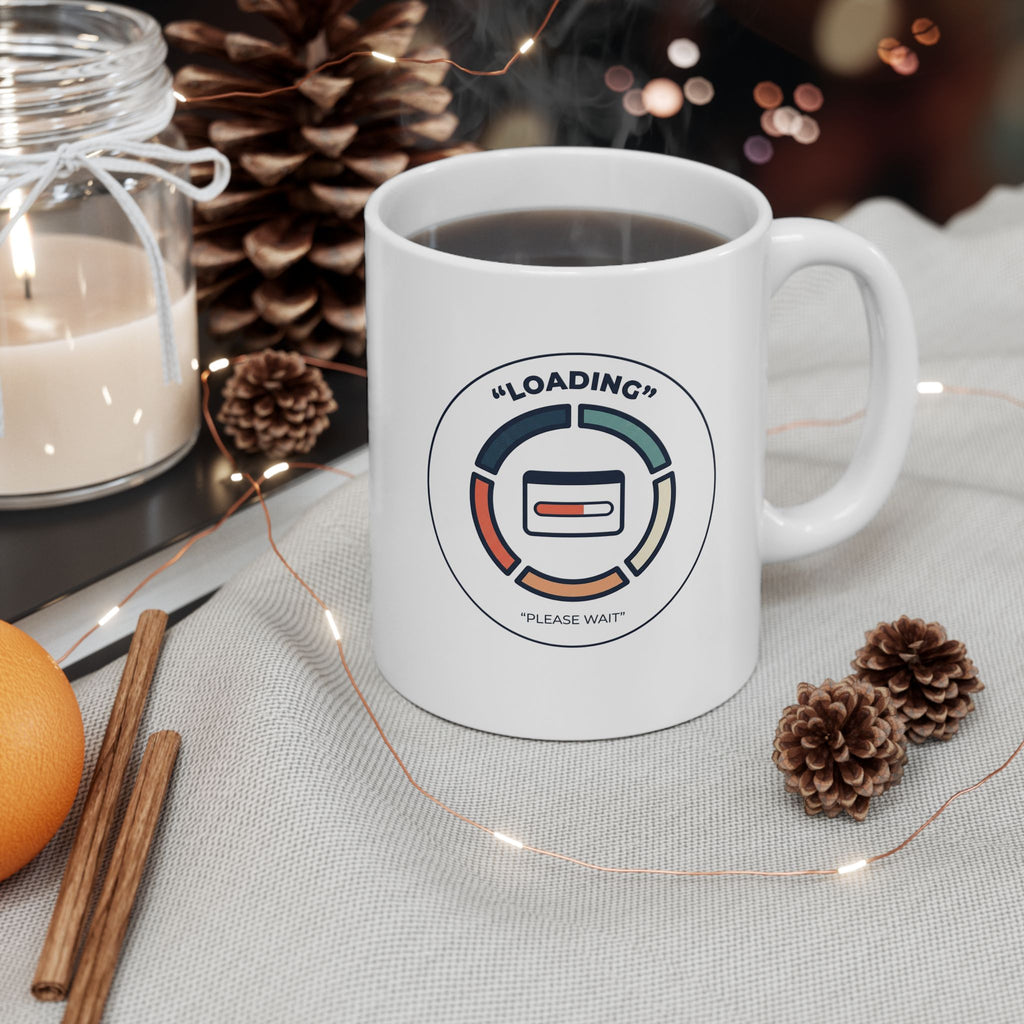 Retro Camper Ceramic Coffee Mug — Vintage Outdoor Graphic Cup (11oz)