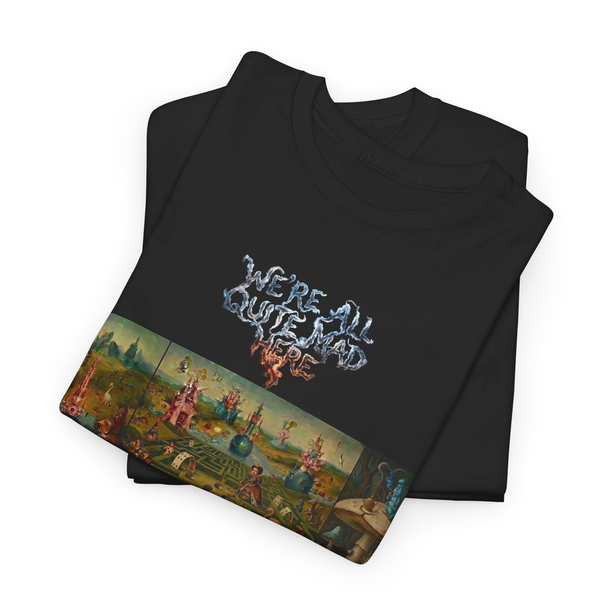 Alice in Wonderland Parody Tee — Garden of Earthly Delights Artwork