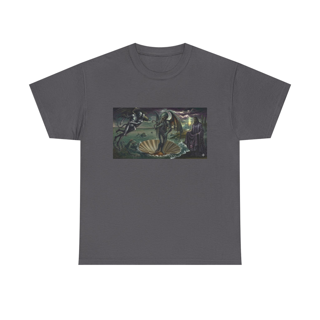 Cthulhu Anadyomene T-Shirt — Lovecraft Birth of Venus Parody Graphic Tee