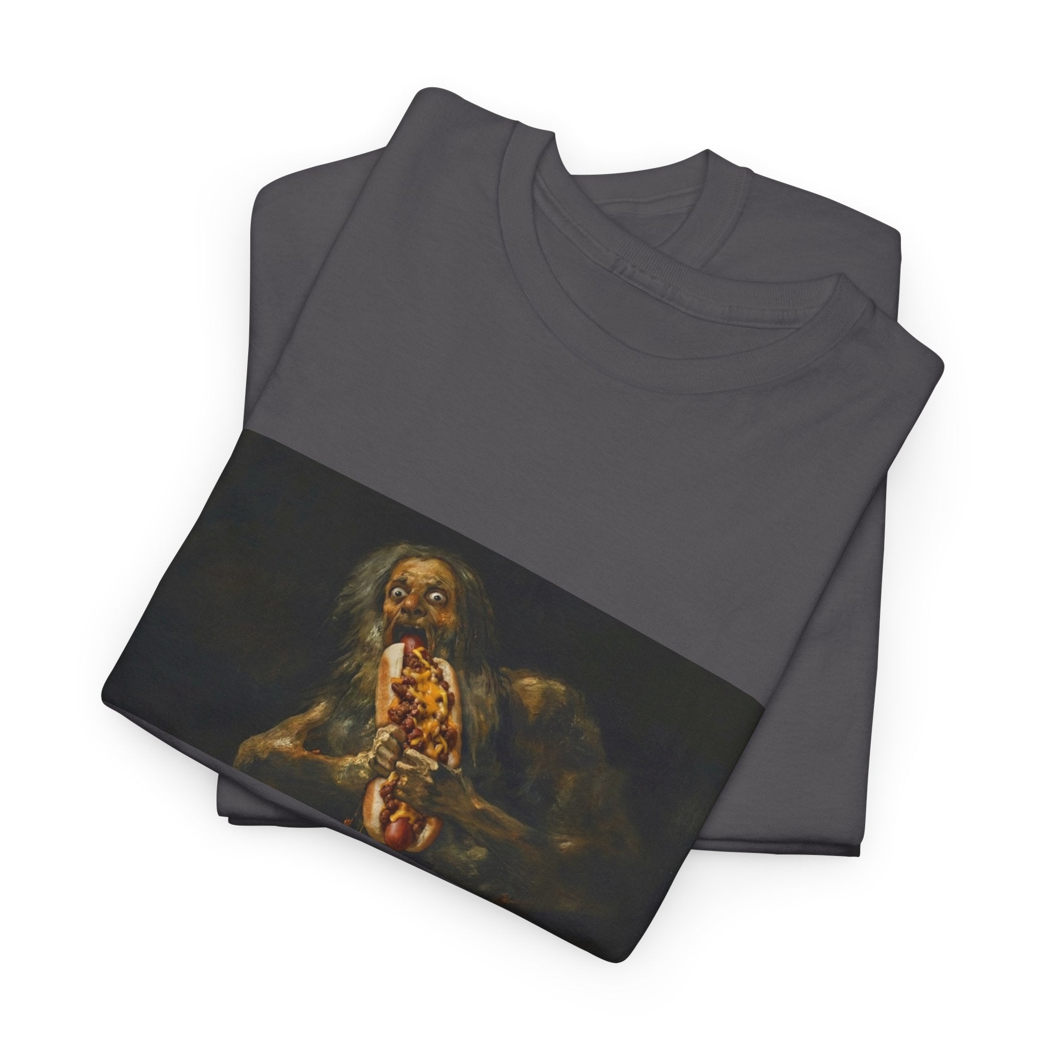 TShirt-Saturn Devouring a Chili Dog